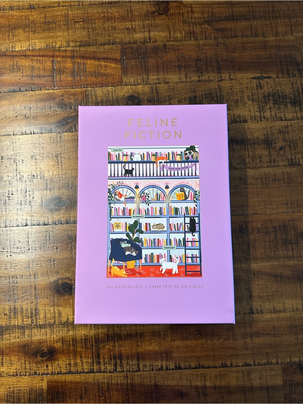 Feline Fiction 500-Piece Puzzle - Hobbry